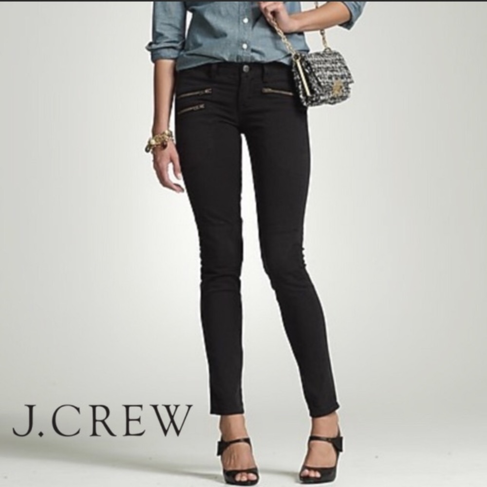 J Crew Moto skinny jeans